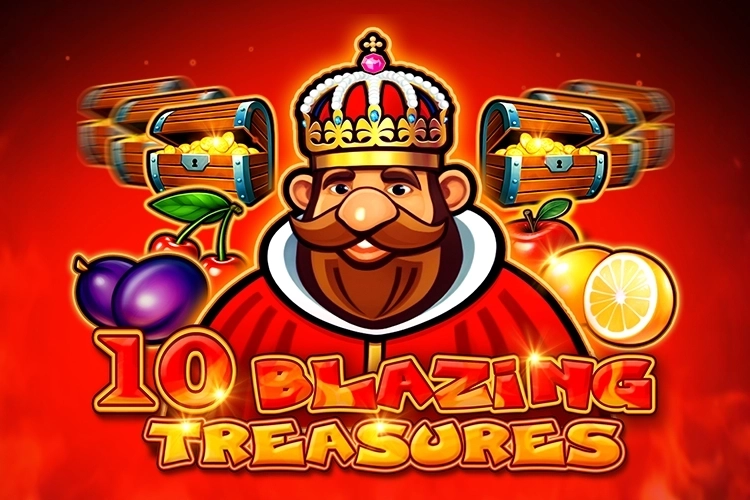 10 Blazing Treasures slot game