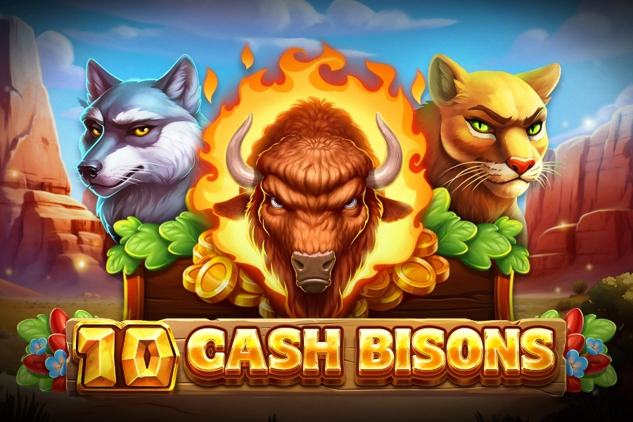 10 Cash Bisons slot game
