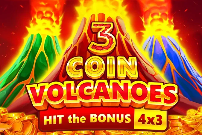 3 Coin Volcanoes slot game