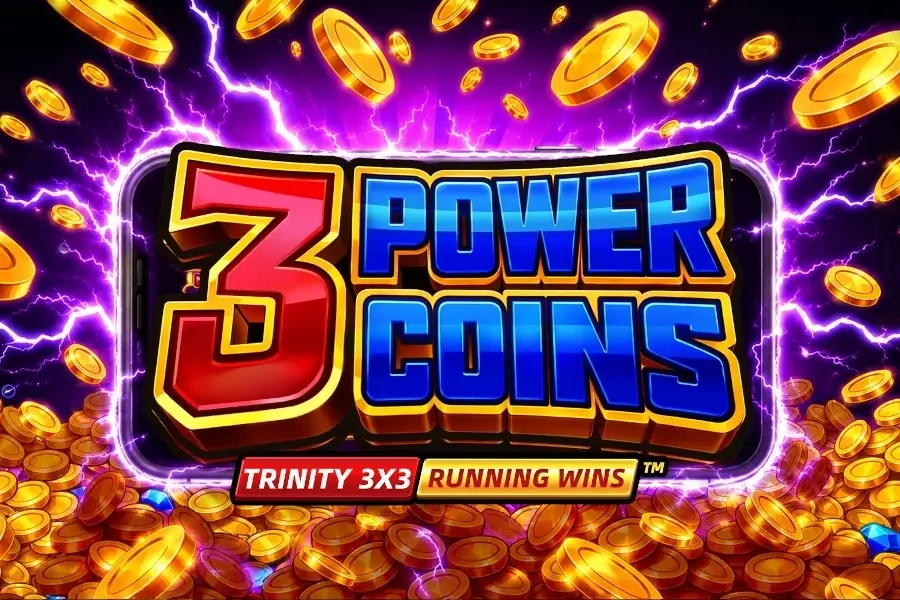 3 Power Coins: Running Wins slot game