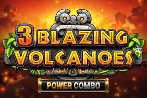 3 Blazing Volcanoes Power Combo slot game