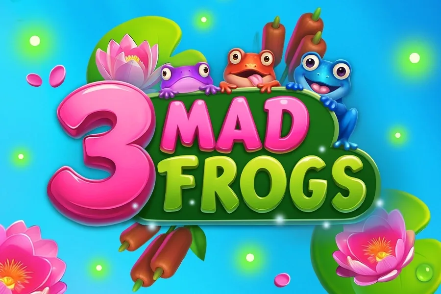3 Mad Frogs slot game