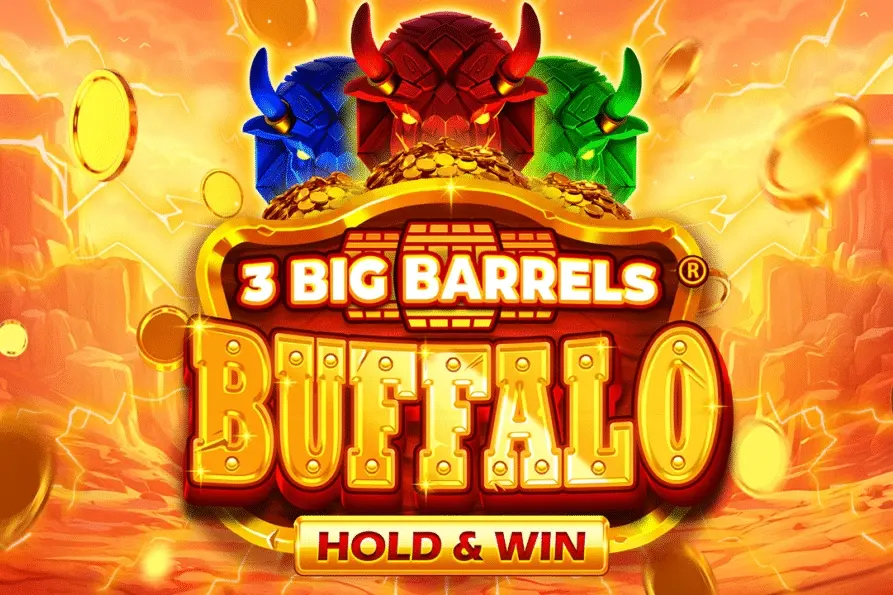 3 Big Barrels Buffalo slot game