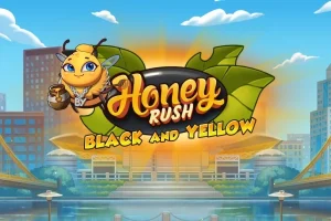 Honey Rush Black and Yellow slot game