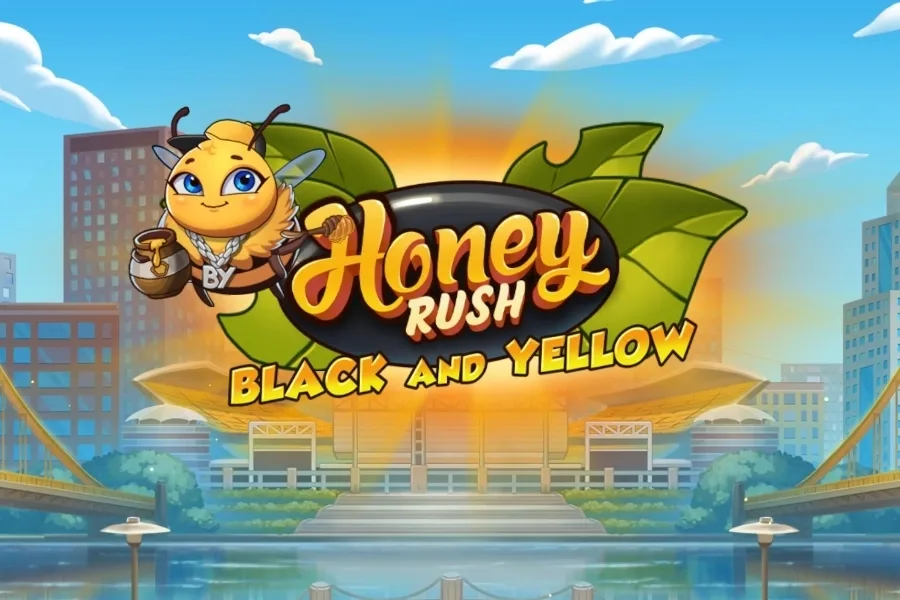 Honey Rush Black and Yellow slot game