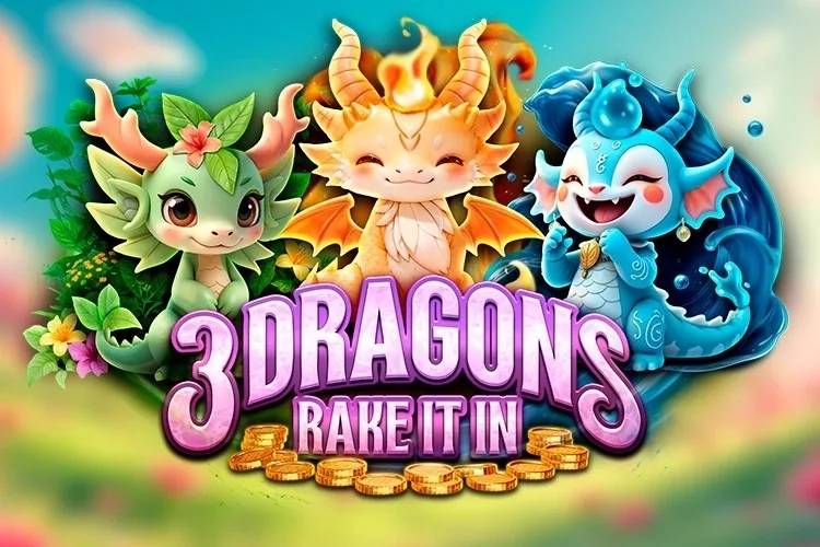 3 Dragons Rake It In slot game