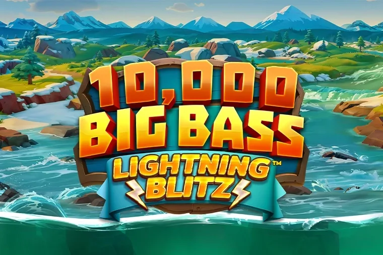 10,000 Big Bass Lightning Blitz slot game