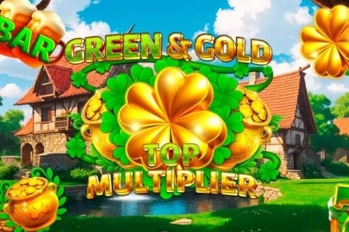 Green & Gold Top Multiplier slot game