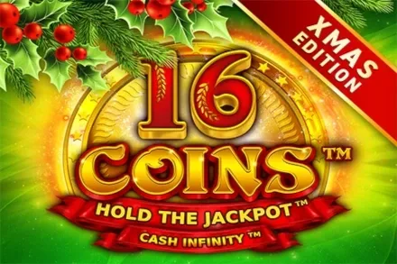 16 Coins Xmas slot game