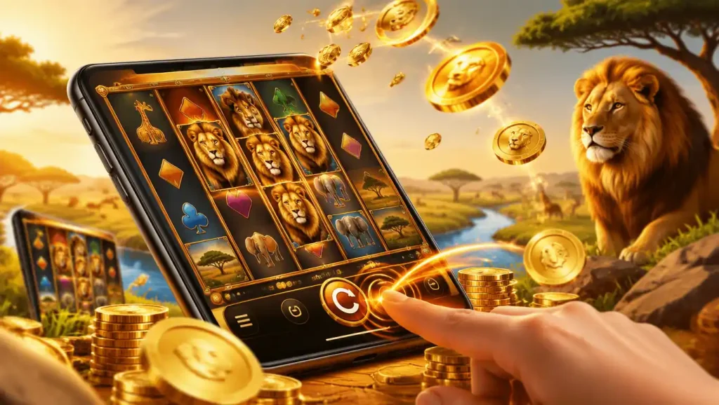 10,000 Lions 10K Ways slot on Mobile: Touch Controls, UI & Gameplay Feel