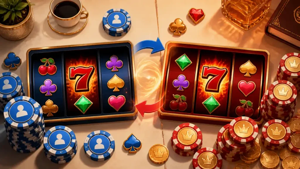 100 Happy Seven slot: Free Play vs Real Money Mode — What Changes?